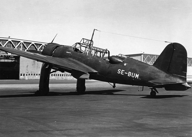 SE-BUM på Bromma 1952. Foto via Rainer Haufschild, Berlin