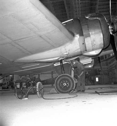 Däck Ju 86. SFF arkiv