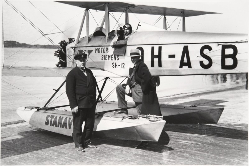 VL Sääski II OH-ASB i Santahamina, Helsingfors, maj 1931. Foto: Pietinen/Museovirasto/Finna.fi/