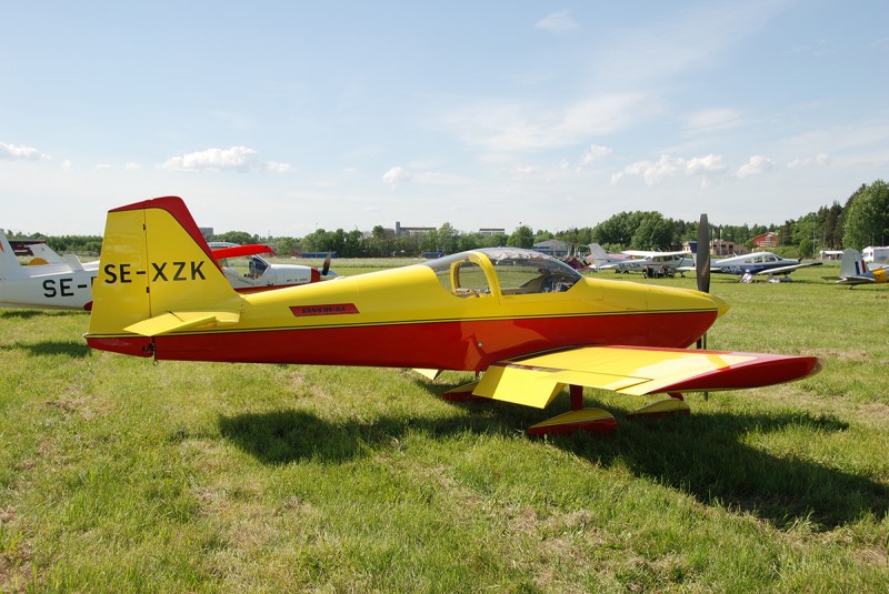 SE-XZK vid EAA Fly-in på Norrköping den 5 juni 2010. Foto: Sven-Erik Jönsson.