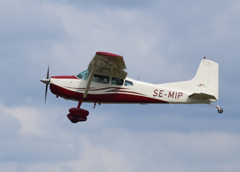 SE-MIP startar vid Fly-in på Visingsö den 2021-08-07. Foto: Sven-Erik Jönsson.