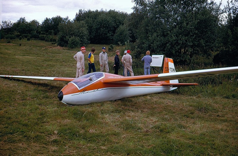 SE-TDN på Ålleberg 1974-07-24. Foto: Sven Kull.