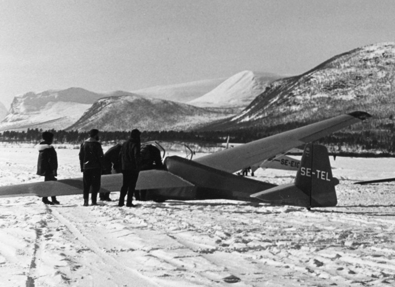 SE-TEL vid Hemavan 1969. Foto: Yngve Norrvi.