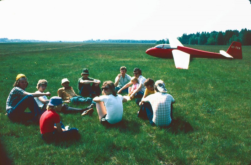 SE-TEN på F 17, Kallinge Ronneby ca maj 1975. Foto: Uldis Sisins.