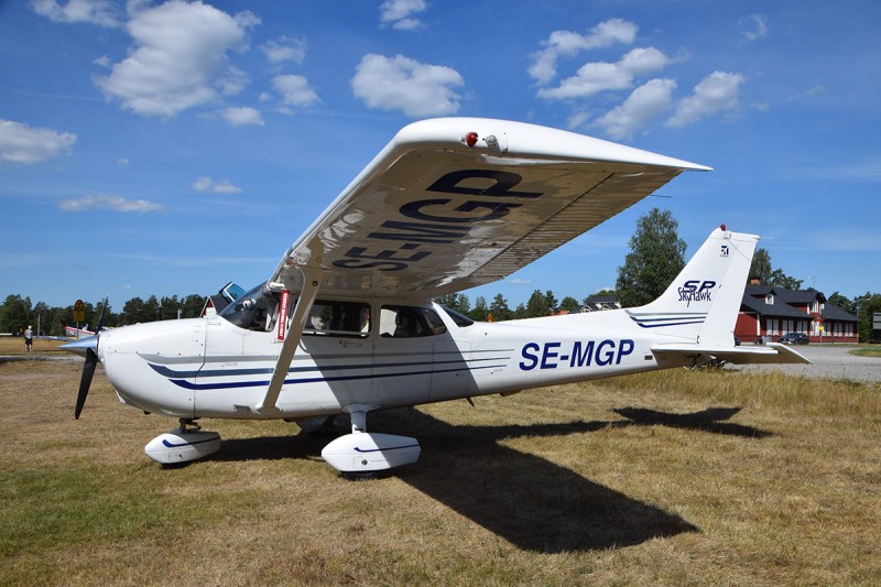 SE-MGP på Ränneslätt, Eksjö vid fly-in den 13 augusti 2022. Foto: Sven-Erik Jönsson