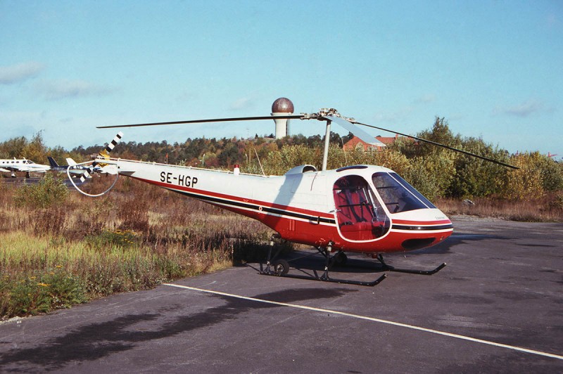 SE-HGP på Bromma 1981. Foto: Tor Johnsson.