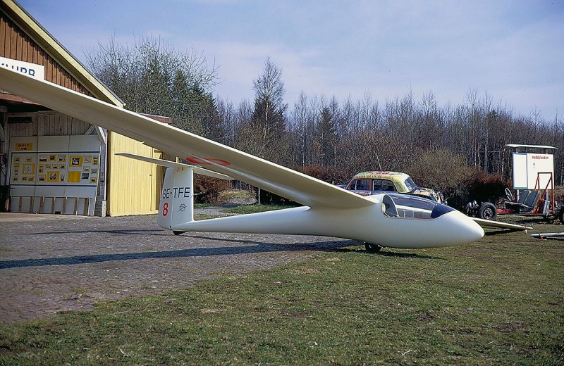 SE-TFE på Borås Viared 1973-04-22. Foto: Sven Kull.