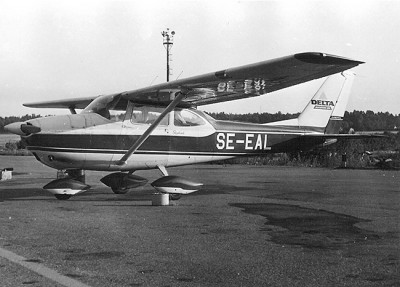 SE-EAL på Bromma i juni 1966. Foto: Curt Sandberg