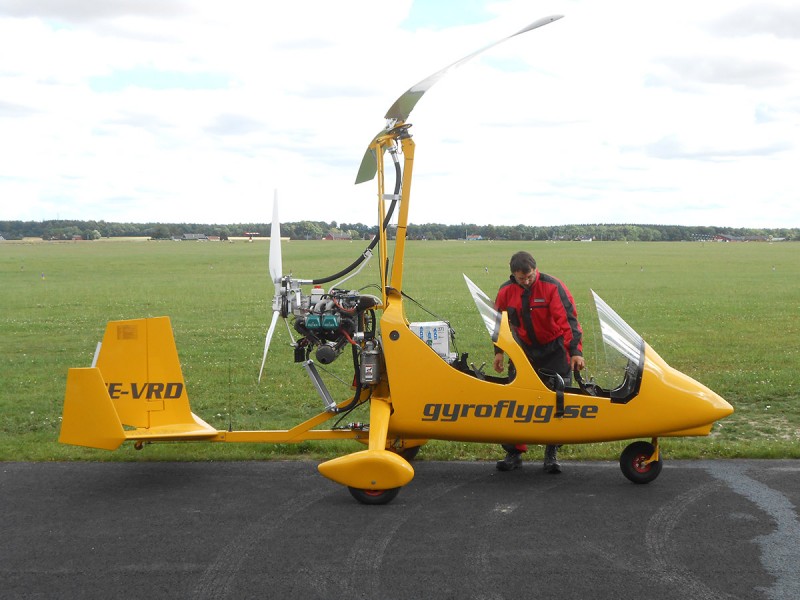 SE-VRD på Eslövs flygfält 2016-06-04. Foto: Mats Averkvist