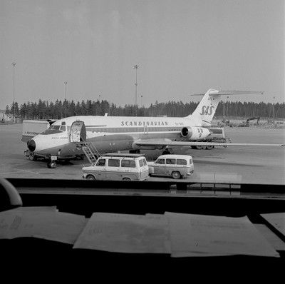 SE-DBO på Arlanda i maj 1972, foto: Ulf Essén