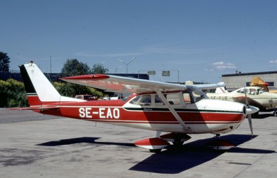 SE-EAO på Bromma den 20 juni 1973. Foto: Leif Fredin