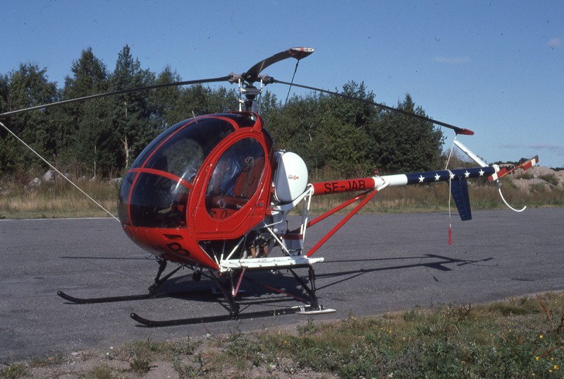 SE-JAB på Bromma 1991-09-05. Foto: Hans Wallin.