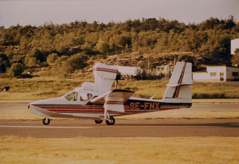 SE-FNX på Torslanda juni 1975. Foto ur Sven Stridsbergs samling.