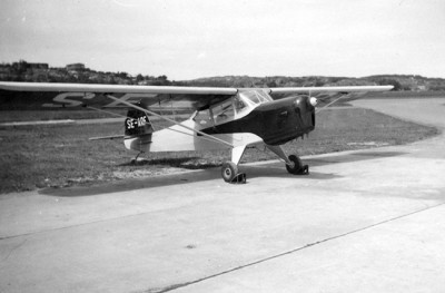 SE-ARF på Torslanda ca 1947-1948. Foto Bengt Antonsson.