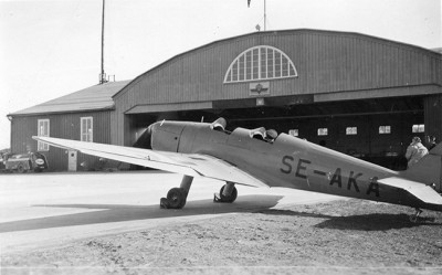 SE-AKA på Torslanda ca 1947-1948. Foto: Bengt Antonsson