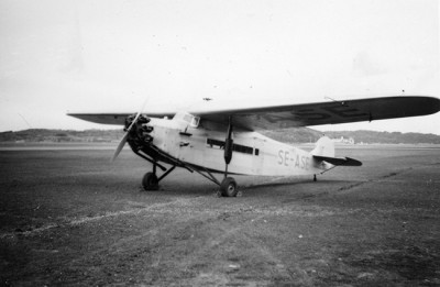 SE-ASE på Torslanda. Foto Torsten Martinsson, cirka 1947-49