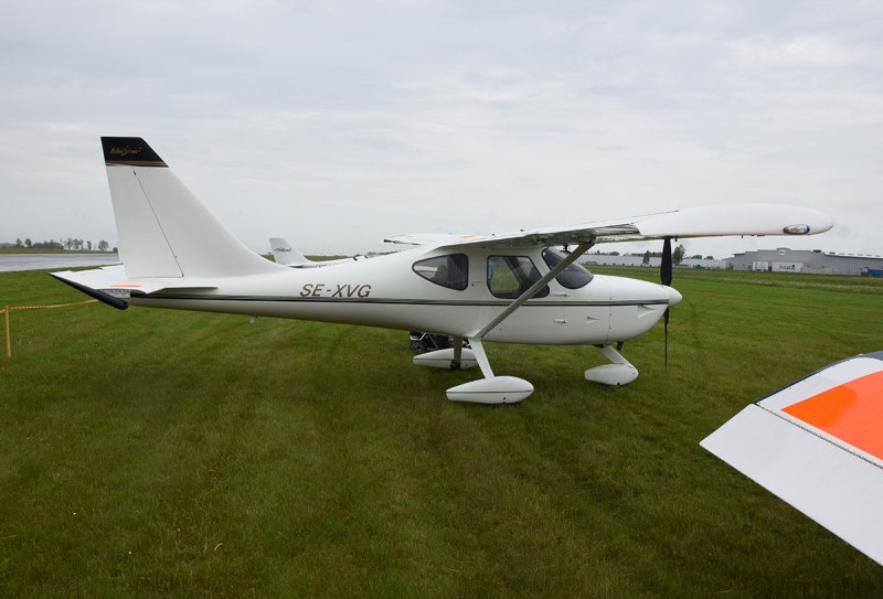 SE-XVG vid EAA fly-in på Falköping 3 juni 2017. Foto: Sven-Erik Jönsson