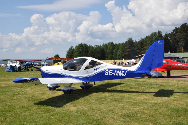 SE-MMJ vid EAA Fly-in på Borlänge den 1 juni 2024. Foto: Sven-Erik Jönsson