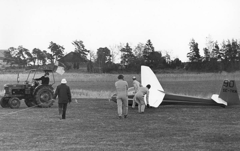 SE-TKN på Ekeby, Eskilstuna någon gång på 1970-talet. Foto: Yngve Norrvi.