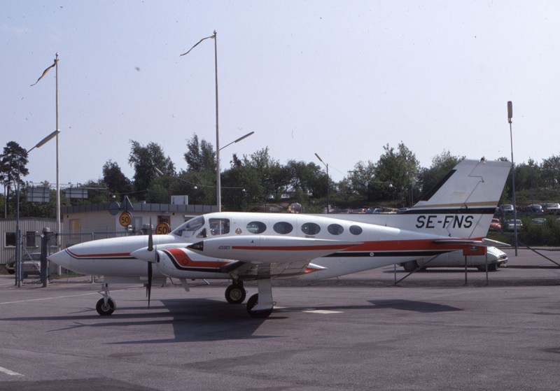 SE-FNS på Bromma den 1975-05-20. Foto: Benny Karlsson.