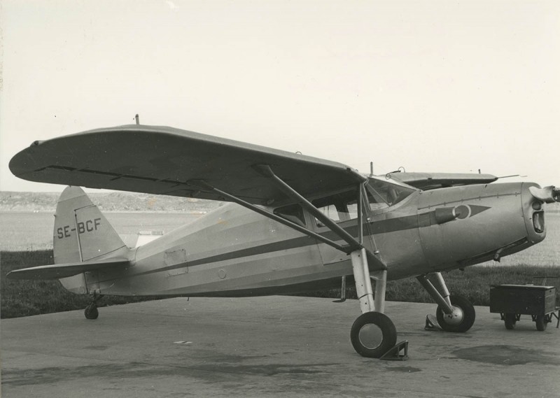 SE-BCF på Torslanda år 1950. Foto: B Westberg.