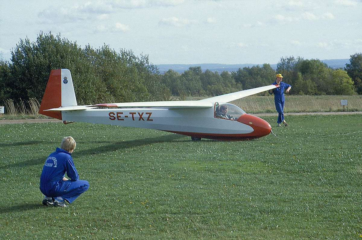 SE-TXZ på Ålleberg omkring år 1985. Foto: Sven Stridsberg.