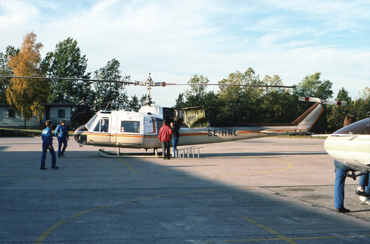 SE-HRL på Barkarby den 1986-10-01. Foto: Hans Wallin.