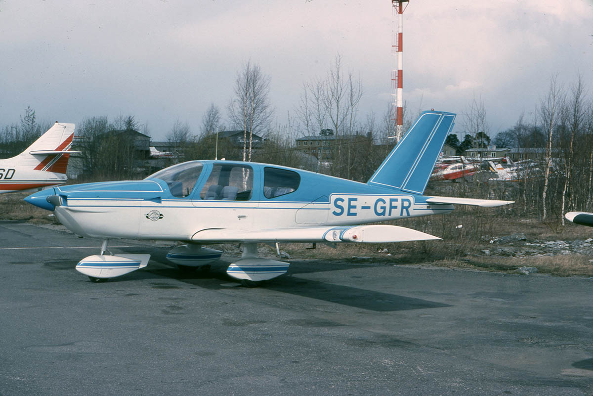 SE-GFR fotograferad på Bromma 1981. Foto: Tor Johnsson