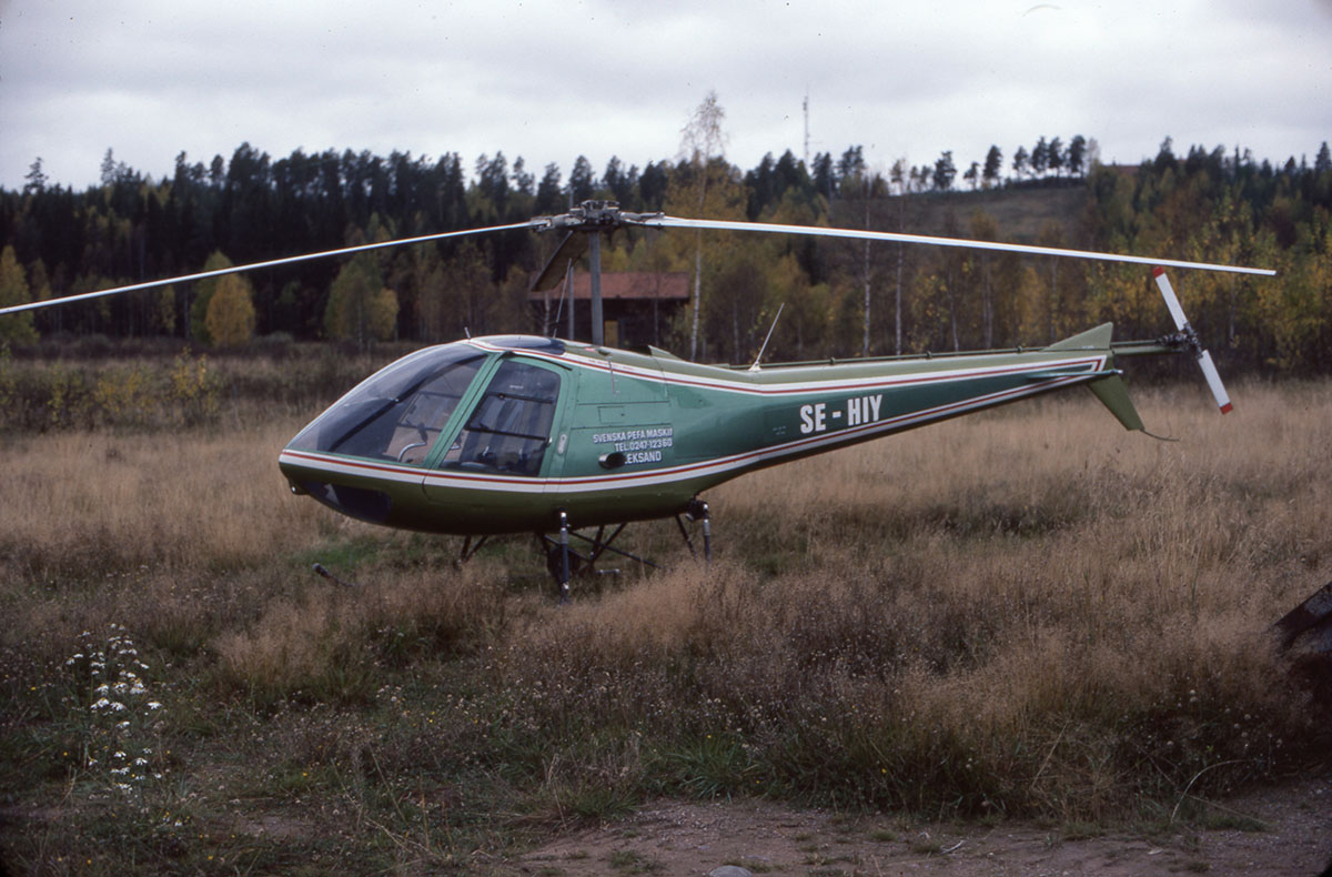 SE-HIY vid Leksand 1982-10-08. Foto: Hans Wallin.