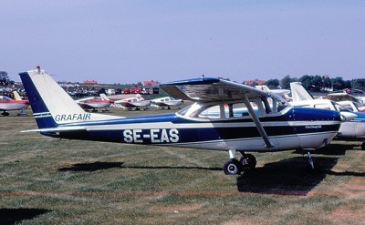 SE-EAS på F 10, Ängelholm vid flygdag den 13 maj 1972.<br />Foto ur Freddy Stenbom donnerade samling.