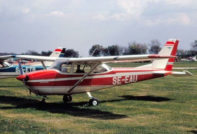 SE-EAU 14 maj 1972 på F 10, Ängelholm vid flygdag<br />Foto ur Freddy Stenboms samling