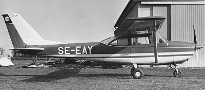 SE-EAY på Landskrona flygfält. Foto: Tore Sjöberg