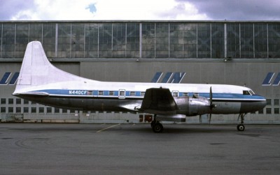 N440CF, fd SE-CCP på Bromma den 4 maj 1979.<br />Foto: Rolf Larsson