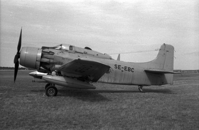 SE-EBC i Visby augusti 1973. Foto. Lars E Lundin