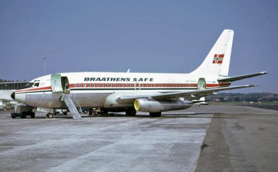 LN-SUS på Torslanda den 29 juli 1971. Foto: Rolf Larsson
