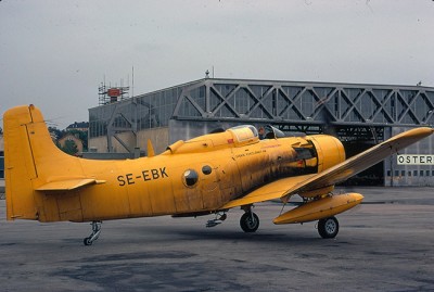 SE-EBK på Bromma 1970-07-10. Foto Leif Fredin