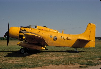 SE-EBL Douglas AD-4W Skyraider