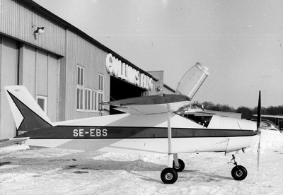 SE-EBS på Bulltofta 1963.  Foto ur Nils-Arne Nilssons donerade samling