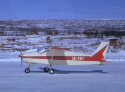 SE-EBY i  Kiruna 1964. Foto: Thorsten Fridlizius