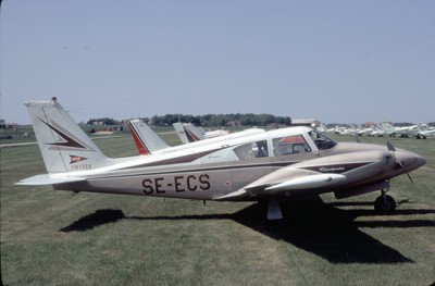 SE-ECS på F 10, Ängelholm den 1972-05-12 vid flygdagar 12-14 maj 1972. <br />Foto: Freddy Stenbom