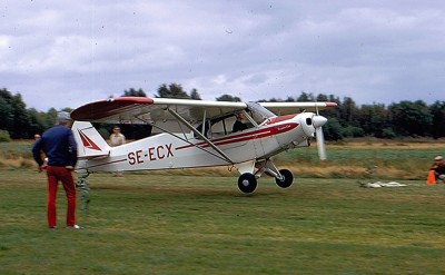 SE-ECX precisionslandar på Gävle Avan 1970-09-06. <br />Foto: Leif Fredin