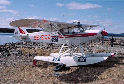 SE-ECZ i Jukkasjärvi 1985-06-06. Foto: Hans Wallin