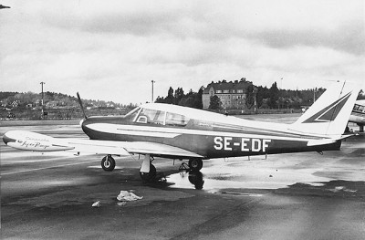 SE-EDF på Bromma 1964-11-15. Foto: Bo Widfeldt