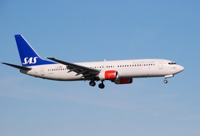 LN-RRK strax före landning på bana bana 19L Arlanda 2008-06-05. <br />Foto Sven-Erik Jönsson
