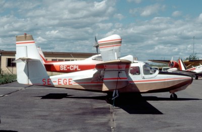 SE-EGE på Bromma 1975. Foto ur Freddy Stenboms donerade samling.