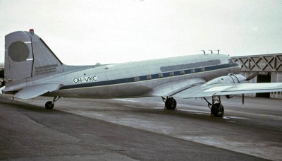 OH-VKC på Bromma 1967  (ex SE-EGR). Foto: Rolf Larsson