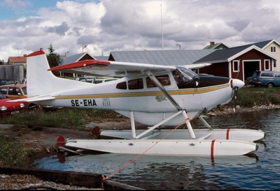 SE-EHA vid Jukkasjärvi 1991-07-12. Foto: Hans Wallin