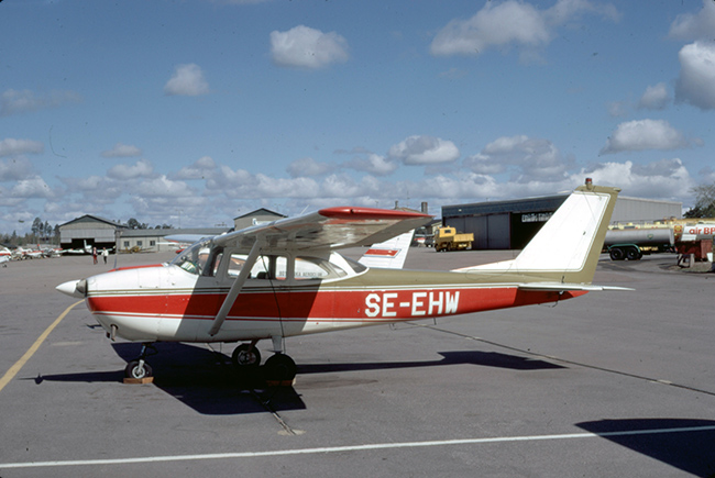 SE-EHW på Bromma 1973-05-14. Foto: Leif Fredin