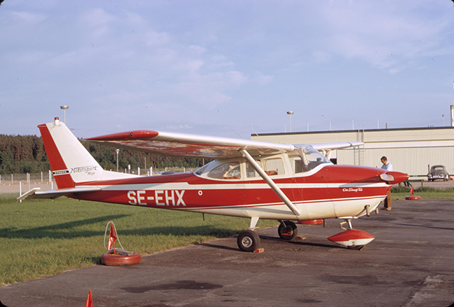 SE-EHX på Gävle Sandviken (Rörberg) 1972-06-20. Foto: Leif Fredin