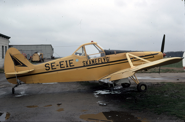 SE-EIE, våren 1974, troligen på Eslöv. Foto ur Freddy Stenbom donerade samling.